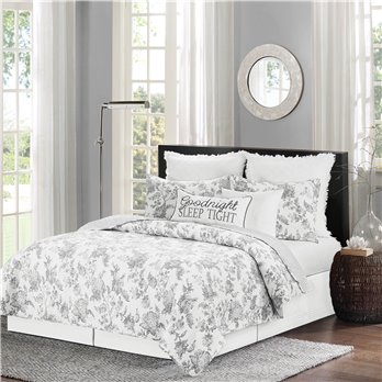 Miriam Slate Full/Queen Quilt Set