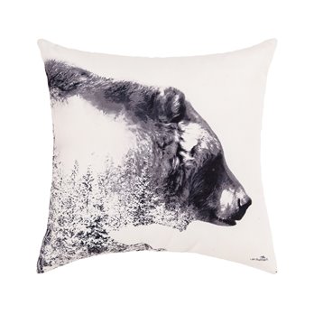Bear Forest Indoor/Outdoor Throw Pillow