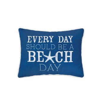 Every Day Beach Day Throw Pillow
