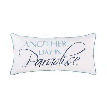 Another Day In Paradise Throw Pillow