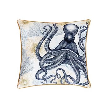 Ochre Octopus HD Throw Pillow