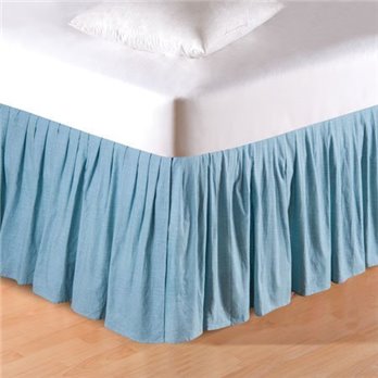 Aegean Grid Queen Bed Skirt