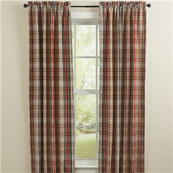 Bear Country Plaid Lined Panels 72X84