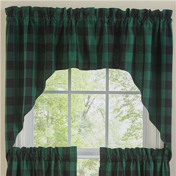 Wicklow Check Swag 72X36 Forest