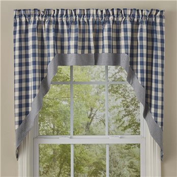 York Swag 72X36 Blue