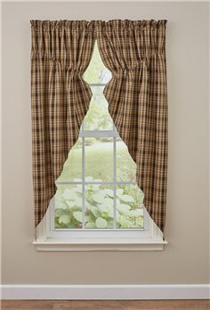 Sunflower In Bloom Lined Gathered Swags 72X63