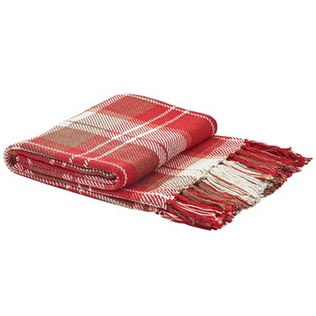 Fireside Plaid Throw 50X60