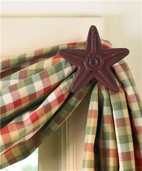 Cast Star Curtain Hook Red