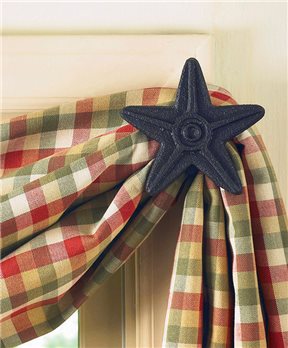 Cast Star Curtain Hook Black