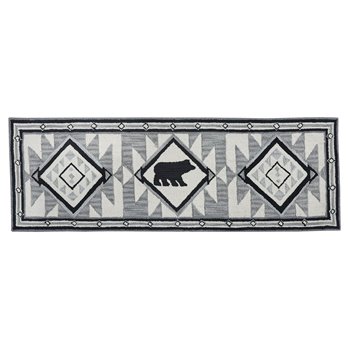 Tribal Hooked Rug Runner 2X6