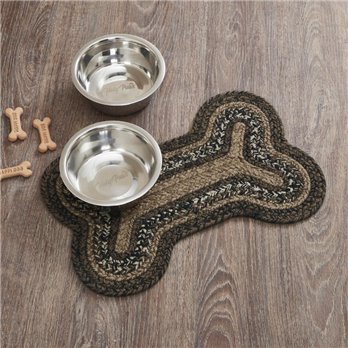 Espresso Indoor/Outdoor Small Bone Rug 11.5x17.5