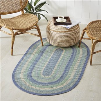 Jolie Jute Rug Oval w/ Pad 36x60