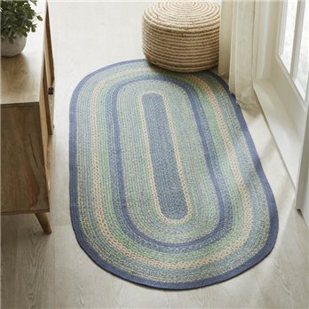 Jolie Jute Rug Oval w/ Pad 36x72