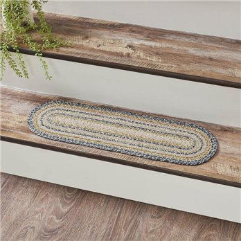 Kaila Jute Stair Tread Oval Latex 8.5x27