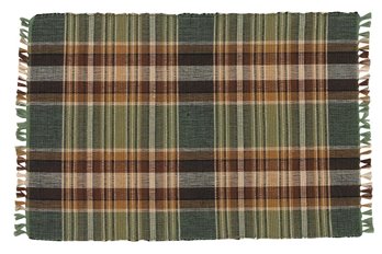 Wood River Woven Plaid Placemat