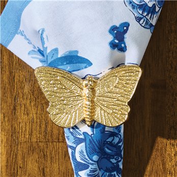 Florals and Flitters Butterfly Napkin Ring
