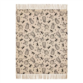 Raven Harvest Woven Throw 50x60