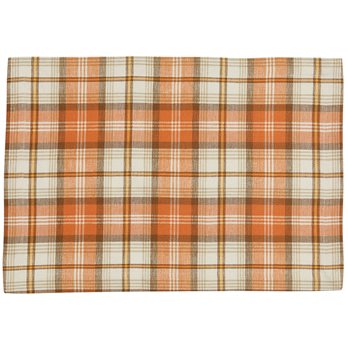 Pumpkin Seed Plaid Placemat