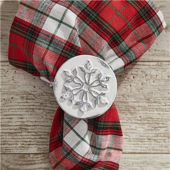 Round Snowflake Napkin Ring