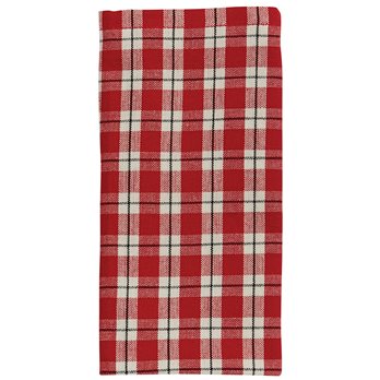 Flurry Snowman Plaid Napkin