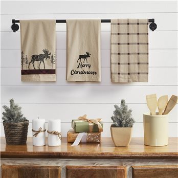 Cumberland Moose Tea Towel Set of 3 19x28