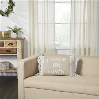 Grace Peace on Earth Pillow 14x22