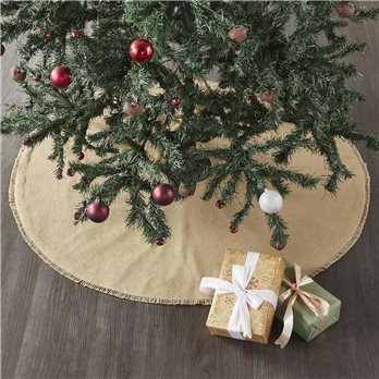 Yuletide Burlap Tan Tree Skirt 36