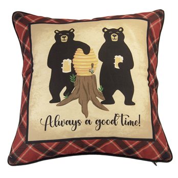 Forest Grove "Good Time" Decorative Pillow