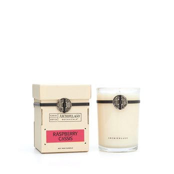 Archipelago Raspberry Cassis Boxed Candle