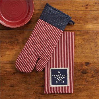 Americana Long Oven Mitt