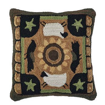 Favorite Things Hooked 18" Pillow Cover