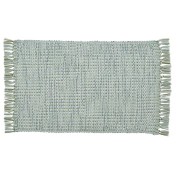 Basketweave Placemat Barely Blue