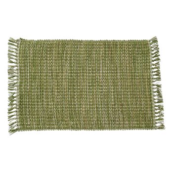 Basketweave Placemat - Evergreen