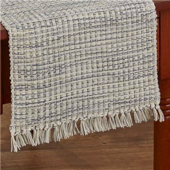 Basketweave Table Runner 13X36 Rain