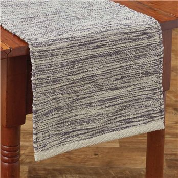 Ashfield Yarn Table Runner 13X36 Dark Gray