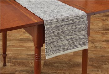 Ashfield Yarn Table Runner 13X54 Dark Gray