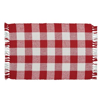 Wicklow Check Placemat Red/Cream