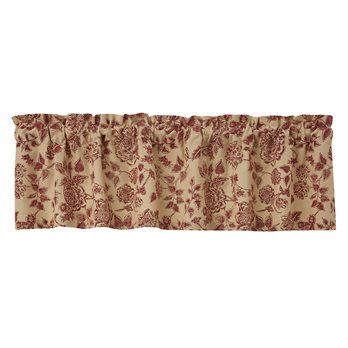 Rustic Floral Valance 60X14