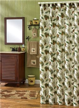 Walk In The Woods Shower Curtain 72X72