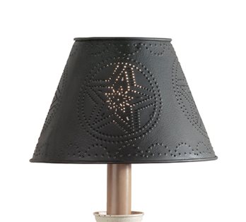 Metal Star Shade 6" Black