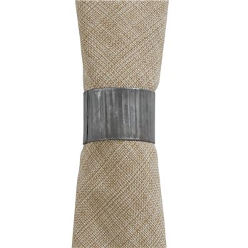Crimped Galvanized Napkin Ring