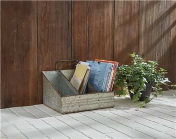 Rustic 3-Slot Organizer