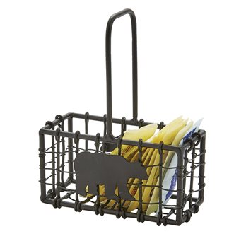 Black Bear Wire Condiment Caddy