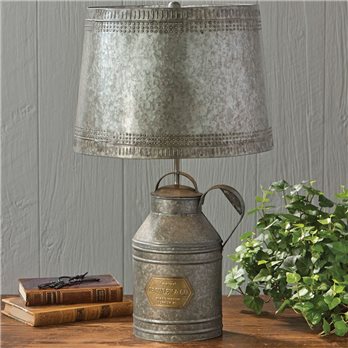 Milkcan Lamp with Tin Shade