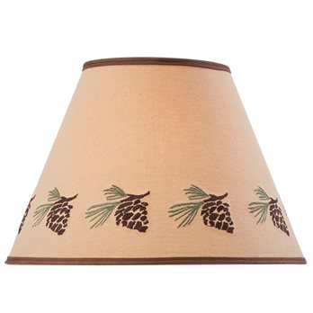 Pinecone Emb Shade 12"
