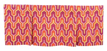 Siya Boho Lined Box Plate Valance