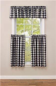 Checkerboard Star Lined Valance 72X14