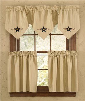 Star Vn Lined Trpl Pt Valance 60X20