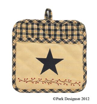 Star Patch Potholder W/Pkt