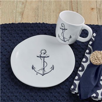 Anchor Salad Plate